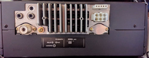 Alinco DX-77-back view