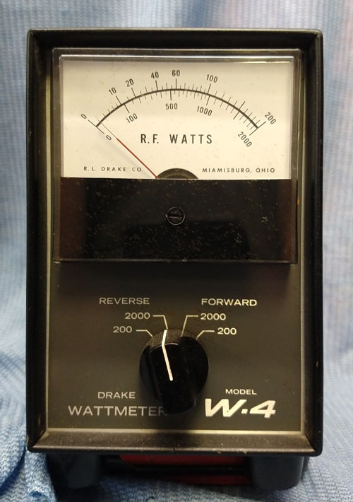 Drake Wattmeter W-4 front view