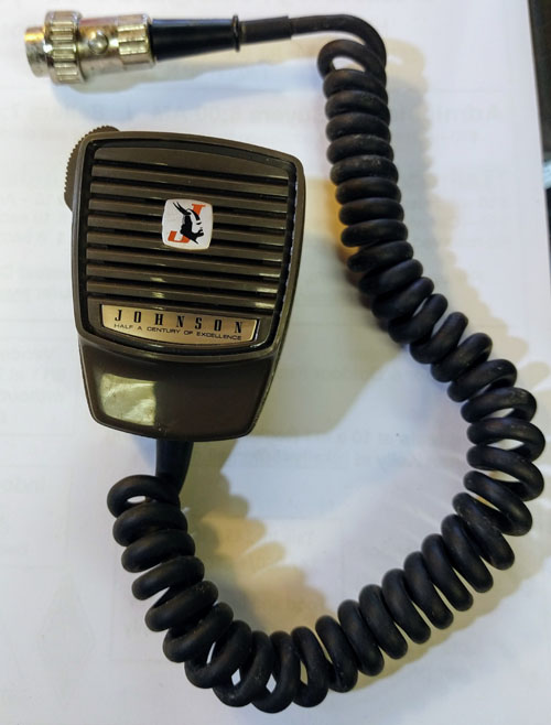 Johnson Messenger 250-stock hand mic